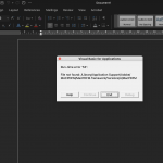 เวลาเปิดไฟล์ Office บน Mac OS แจ้งเตือน Error พวก Adobe